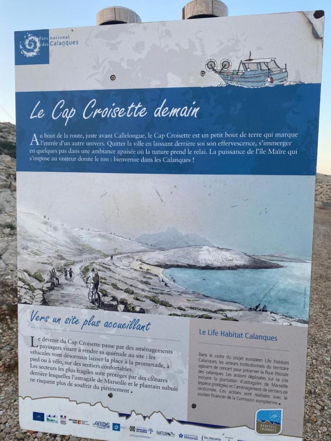 Au Coeur Du Parc National Du Massif Des Calanques, La Flibuste Des Goudes, Maison 2 Chambres, Climatisee, Jardins, Solarium, Proche Plage, Large Vue Mer Marseille Exterior photo