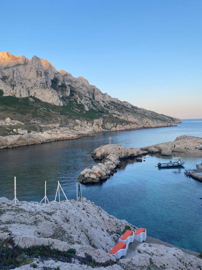 Au Coeur Du Parc National Du Massif Des Calanques, La Flibuste Des Goudes, Maison 2 Chambres, Climatisee, Jardins, Solarium, Proche Plage, Large Vue Mer Marseille Exterior photo