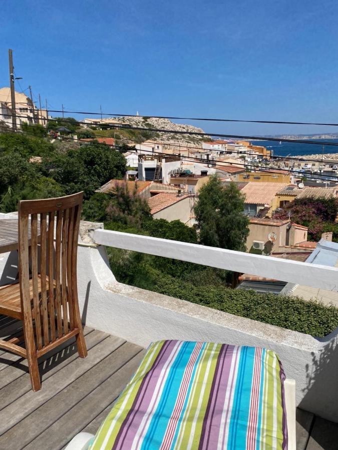 Au Coeur Du Parc National Du Massif Des Calanques, La Flibuste Des Goudes, Maison 2 Chambres, Climatisee, Jardins, Solarium, Proche Plage, Large Vue Mer Marseille Exterior photo
