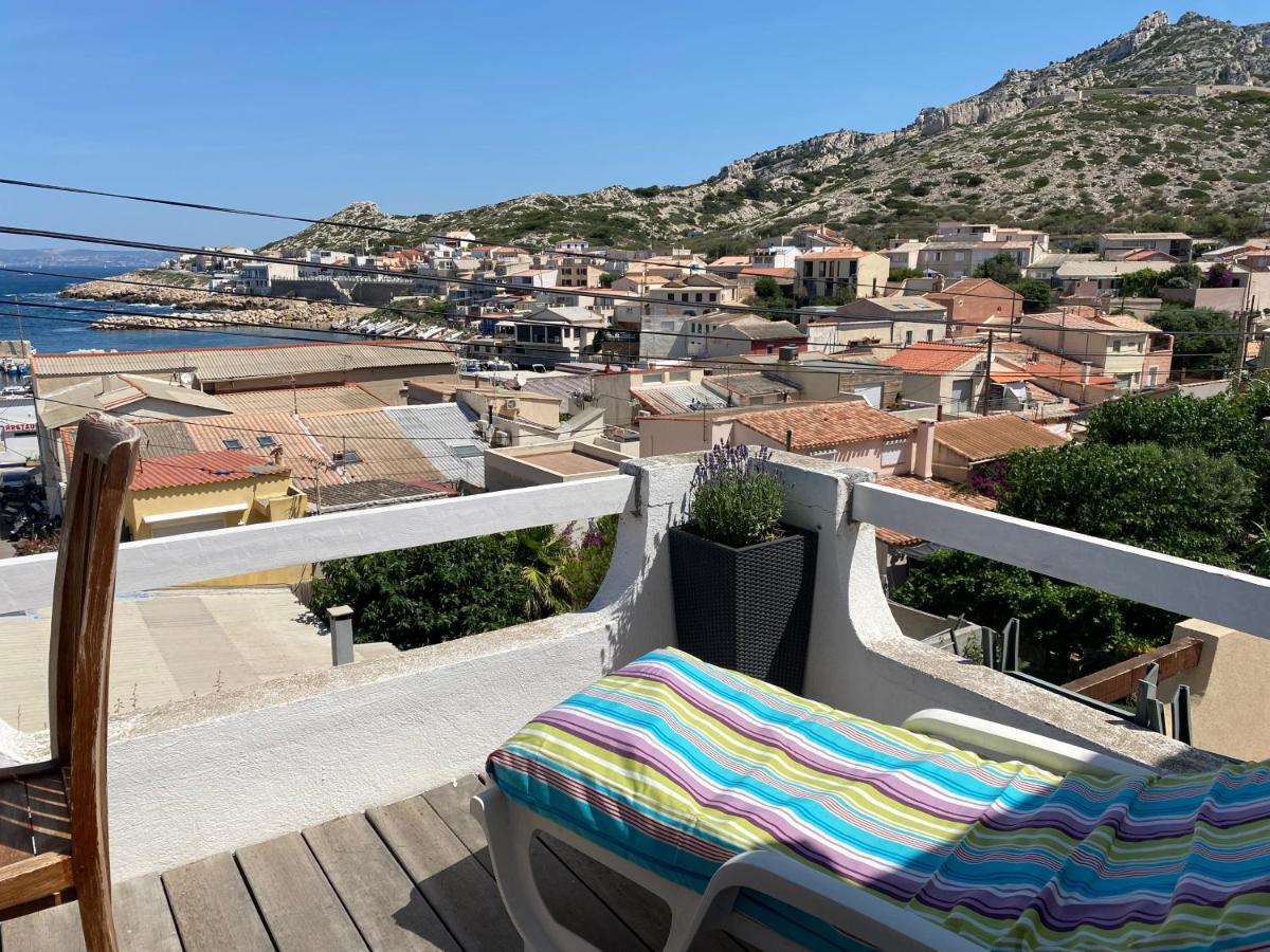Au Coeur Du Parc National Du Massif Des Calanques, La Flibuste Des Goudes, Maison 2 Chambres, Climatisee, Jardins, Solarium, Proche Plage, Large Vue Mer Marseille Exterior photo