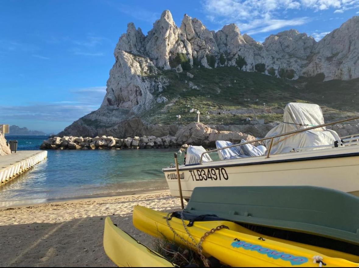 Au Coeur Du Parc National Du Massif Des Calanques, La Flibuste Des Goudes, Maison 2 Chambres, Climatisee, Jardins, Solarium, Proche Plage, Large Vue Mer Marseille Exterior photo