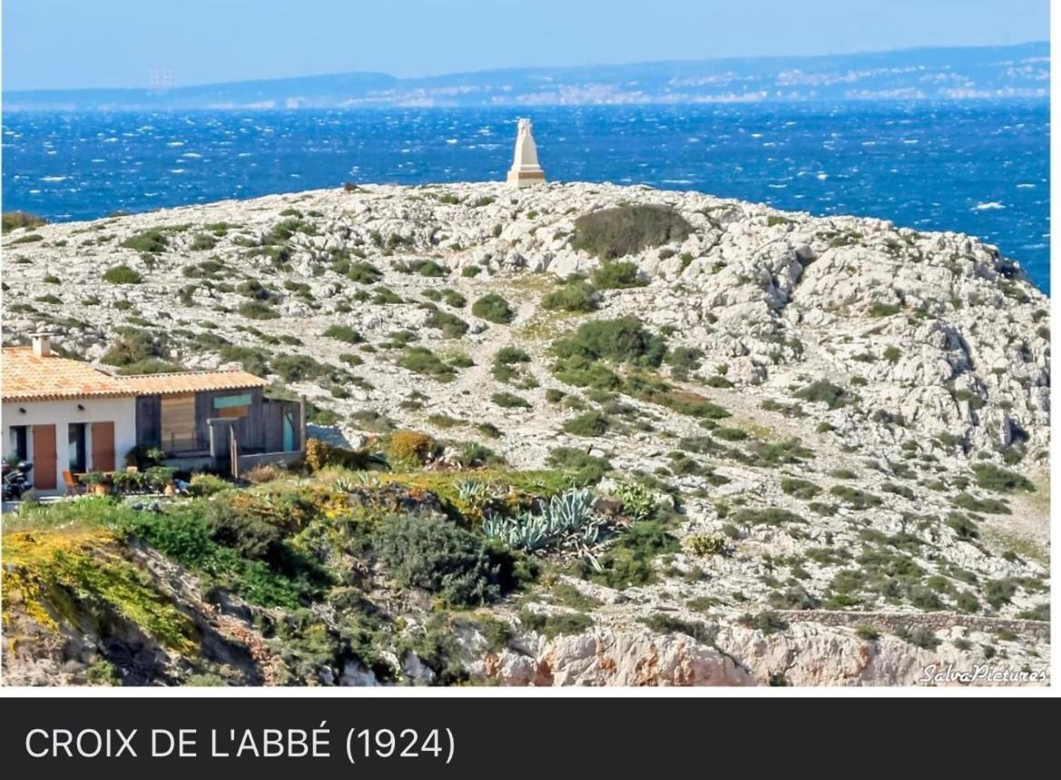 Au Coeur Du Parc National Du Massif Des Calanques, La Flibuste Des Goudes, Maison 2 Chambres, Climatisee, Jardins, Solarium, Proche Plage, Large Vue Mer Marseille Exterior photo