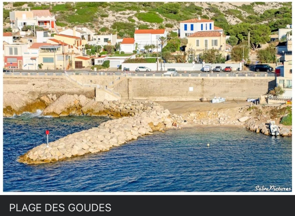 Au Coeur Du Parc National Du Massif Des Calanques, La Flibuste Des Goudes, Maison 2 Chambres, Climatisee, Jardins, Solarium, Proche Plage, Large Vue Mer Marseille Exterior photo